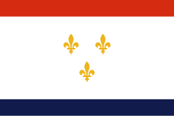 The flag of New Orleans, Louisiana
