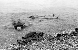 Canadian dead at Dieppe, August 1942