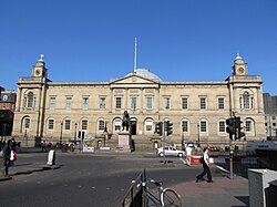 View of Register House from North Bridge, looking across Princes Street