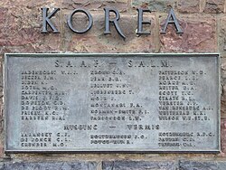 Korean War memorials are found in every UN Command Korean War participant country; this one is in Pretoria, South Africa