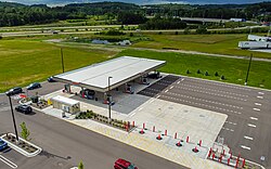 Costco gas station in Eau Claire, Wisconsin
