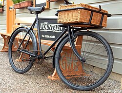 Typical 1930s Butcher's Bike, Forest of Dean, England (2013)