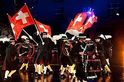 Top Secret Drum Corps at the 2009 Basel Tattoo