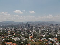 Caracas seen from the Avila National Park