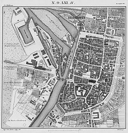 Plan of Heilbronn, 1858
