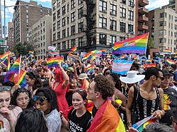 The NYC Pride March is the largest pride parade in the world.[304]