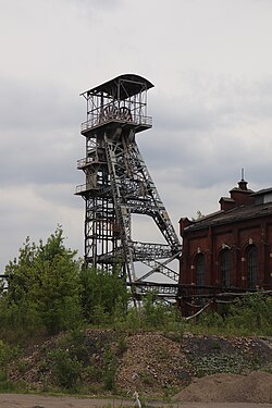Mysłowice coal mine shaft tower, Upper Silesian Coal Basin
