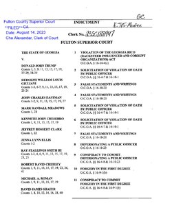 The indictment