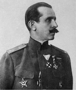 The commander in chief of the Bulgarian Army Nikola Zhekov.