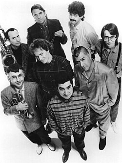 Oingo Boingo in a promotional picture c.1987