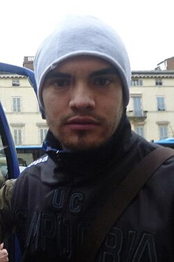 Romero pictured before the Serie A match between Siena-Sampdoria on 20 January 2013