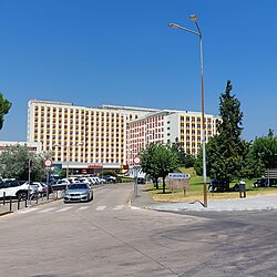 The Coimbra University Hospital, part of the Centro Hospitalar e Universitário de Coimbra, in Coimbra.