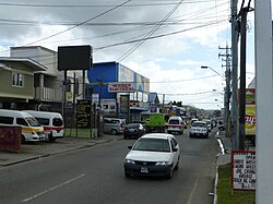 Traffic drives on the left side of road.