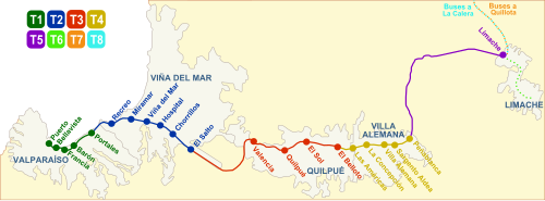 Metro Valparaiso Map