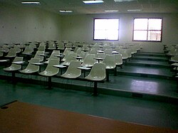 Empty classrooms