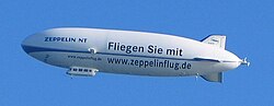 A Zeppelin NT airship