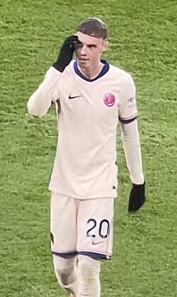 Palmer with Chelsea in 2024