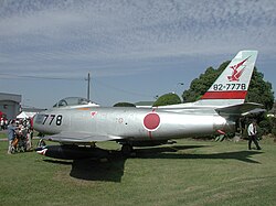 Displayed JASDF's F-86F Kyokukō at Komatsu AB.