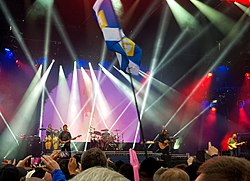 Runrig on stage during The Last Dance in Stirling, August 2018