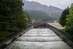 Fish ladder at Bonneville Dam, Multnomah County