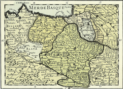 The Basque Country's historic districts (early 18th century)