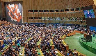 The opening of the 79th session of the United Nations General Assembly