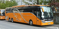 An Allgäu Airport Express coach in Munich