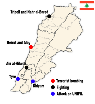 Location of events