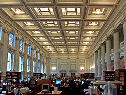Library reading room of the Wisconsin Historical Society