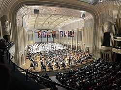 The Cleveland Orchestra performing at Severance Hall