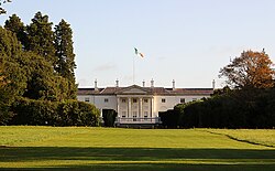 Áras an Uachtaráin, the official residence of the President of Ireland
