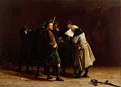 Jacobites, 1745 by John Pettie (1874): romantic view of Jacobitism
