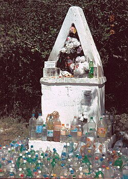 Sanctuary dedicated to the Difunta Correa, located near Tacuarembó (Uruguay).