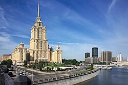 One of the Seven Sisters, Hotel Ukraina, is the tallest hotel in Europe, and one of the tallest hotels in the world.