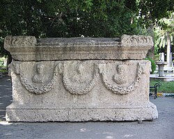 A Roman period funerary tomb, located in the city's museum