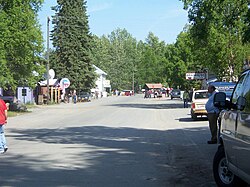 Main Street in Talkeetna
