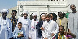 Sudanese Muslims celebrating Eid al-Fitr at the Seoul Central Mosque (2018)