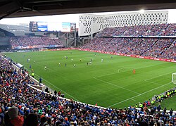 FC Cincinnati's inaugural MLS home match drew a 32,250 sellout crowd.