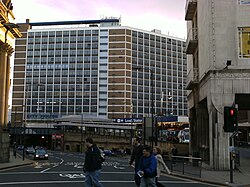 City House (originally British Railways House) over Leeds City railway station was a Poulson building design built in 1962.