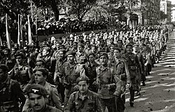 Armed forces in San Sebastián, 1942