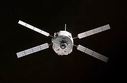 ATV Jules Verne near ISS