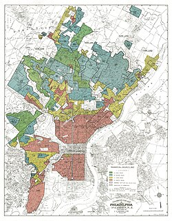 The use of "Redlining" often would dictate where in cities highways would go through.[23]