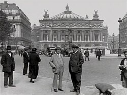 Laemmle with Gaston Leroux at the Palais Garnier