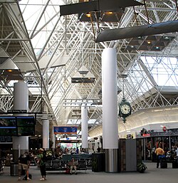 Main terminal at Milwaukee Mitchell International Airport