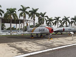 An ROCAF F-86F on display