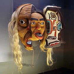 Kwakwa̱ka̱ʼwakw transformation mask.