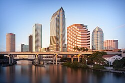 Tampa is the 13th-largest city in the region, and part of the region's fourth-largest metropolitan area.