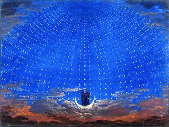 The Queen of the Night in an 1815 production of Mozart's Die Zauberflöte