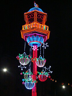 Christmas Lighting on La Playa Avenue in 2011