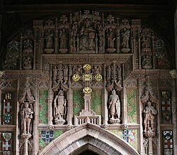Monument in Holy Cross Church, Crediton, to Redvers Buller